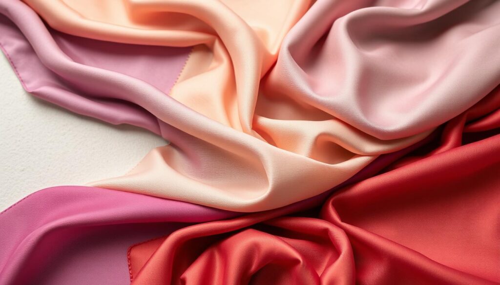 Collection of silk scarves for sensation play